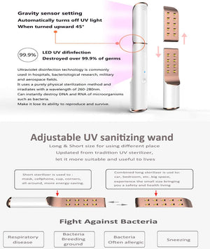 UV-C Multipurpose Portable Wand - Qty 10 Clearance Price