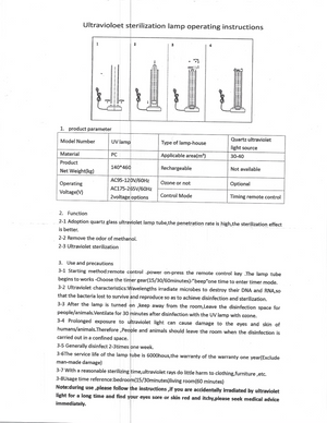 UV-C and Ozone Light Sterilizer | Germicidal Lamp Solution