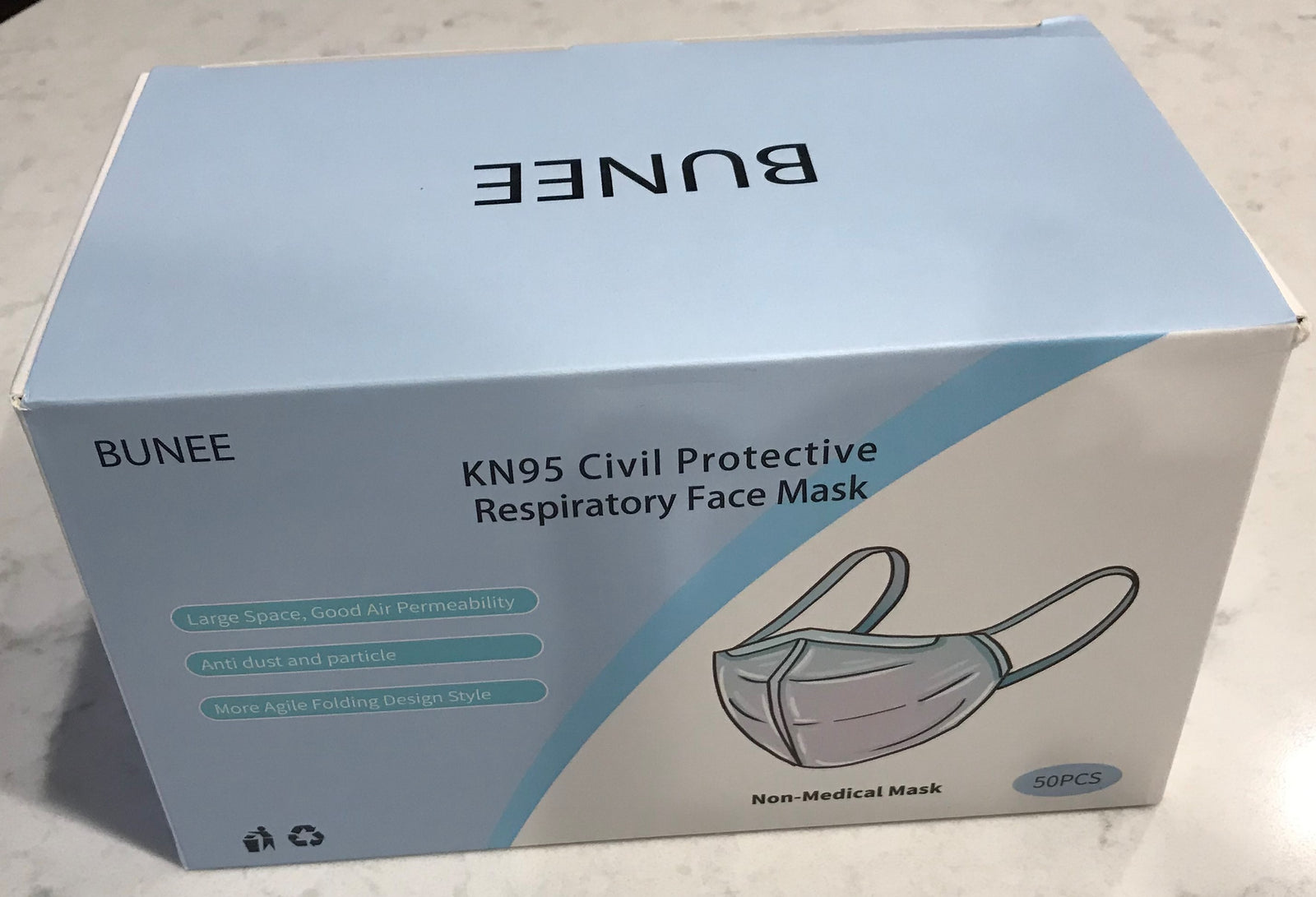 KN95 Face Mask - 50 pcs